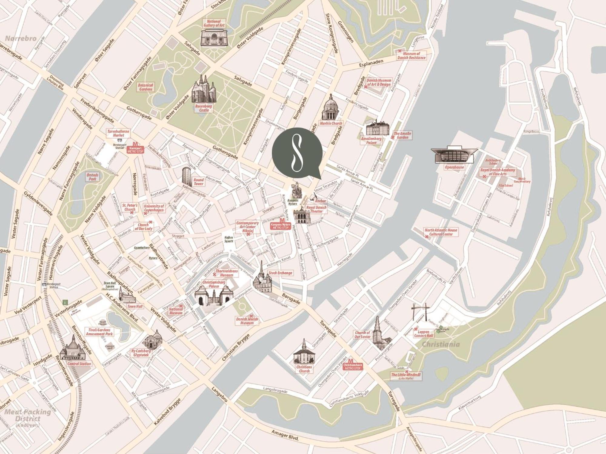 קופנהגן Sanders Main - Endearing Two-Bedroom Duplex Apartment With A Balcony Next To Magical Nyhavn מראה חיצוני תמונה